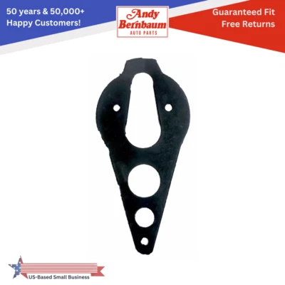 Almofada de borracha preta para 1941 Plymouth P11 Deluxe traseira externa alça de porta-malas - Imagem 1 de 3