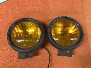 PAIR VinTagE SPARTON P-20 TURN SIGNAL Light OLD Truck AUTO Bus TRAVEL TRAILER - Picture 1 of 24