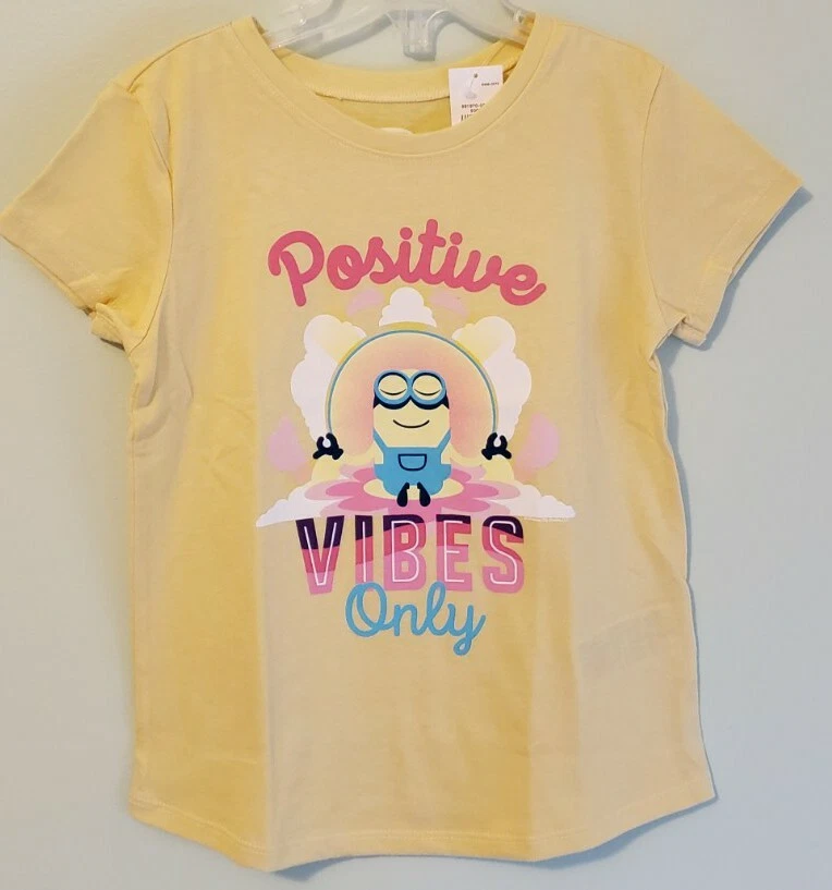 NUEVA Camiseta Old Navy Niñas 2T 3T 4T Manga Corta MINIONS Camiseta AMARILLA #16721 Foto 1 de 3