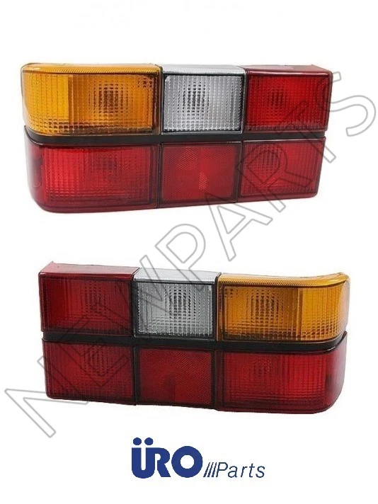 For Volvo 240 244 Pair Set of Left+Right Tail Light Assemblies w/ Black Trim URO - Image 1 of 1