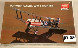 Sopwith Camel WW I Fighter Plane Model Kit Academy Minicraft, 1:72, (AF26) New - Picture 1 of 2