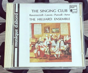 The Singing Club The Hilliard Ensemble Music CD Catch Club Glee Club - Picture 1 of 2