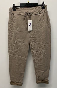 Moonshine Fashion Stretch Hose Jogpants Freizeit 44 46 48 Übergrösse Neu schlamm - Bild 1 von 11