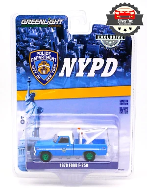 GREENLIGHT 1979 FORD F-250 NEW YORK POLICE NYPD EXCLUSIVE CHASE 1/64 SCALE TRUCK - Image 1 of 3