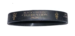 Braccialetto in gomma Black Library Celebration 2020 - mai indossato - Foto 1 di 1