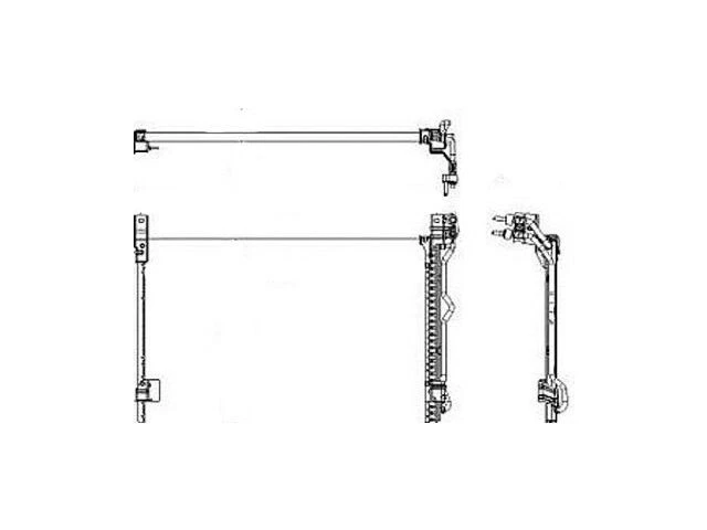 Condensador Action Crash A/C compatível com Ford Crown Victoria 2003-2005 73WMYF - Imagem 1 de 1