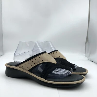 Fly Flot сделано в Италии женские сандалии размер 42 шлепанцы 11,5-12 кожи  - Изображение 1 из 4