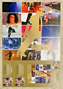 Póster promocional 2010 raro de Michael Jackson Vision - Imagen 1 de 2