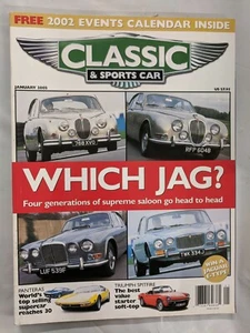 Classic & Sports Car Which Jag? Jaguar Magazine Jan 2002 M177 - Picture 1 of 1