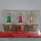 Packed Party Decorate It! 3ct. Champagne Ornaments Cheers, Merry, Jingle Juice 