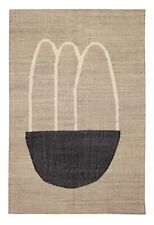 Traditional Hand woven Carpet 5'3" x 8'0" Flat Weave Kilim Rug
