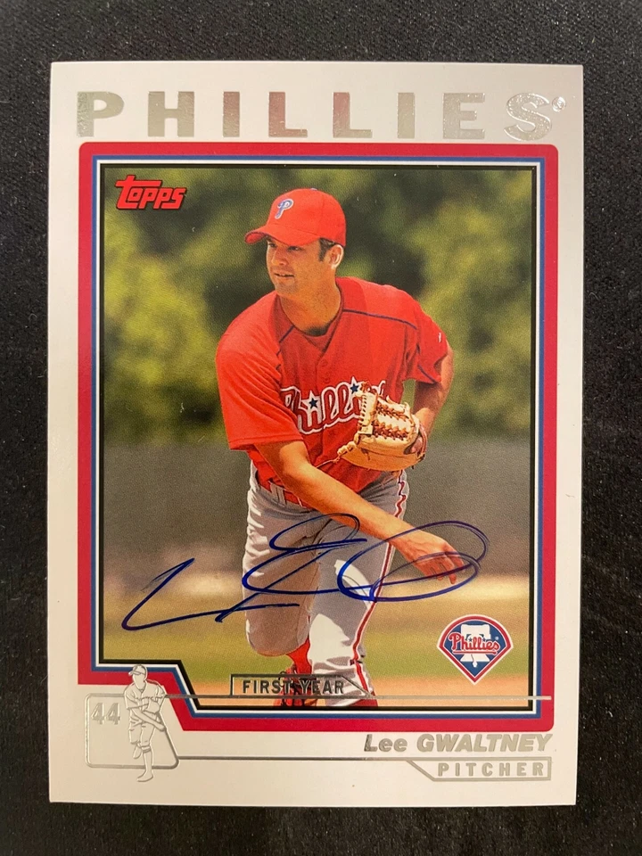 2004 Topps (Traded) SIGNED: Lee Gwaltney, PHILLIES #T179 - Image 1 of 1