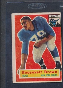 1956 Topps #041 Roosevelt Brown Giants Fair *819 - Picture 1 of 1