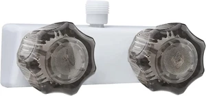 RV Shower Faucet, Camper Shower Faucet , 4" RV Shower Valve Diverter with Dual S - Picture 1 of 6