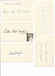 Johnny Mokan signed 3x5 index card 1921 Pittsburgh Pirates baseball - Picture 1 of 1