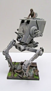 Star Wars AT ST Walker Modell mit Chewbacca Figur Sammlerstück - Bild 1 von 11