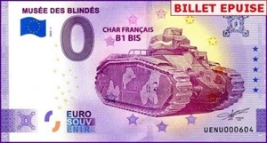 MUSEE DES BLINDES / BILLET 0 € / NULL EURO-SCHEIN / UENU 2022-1 - Picture 1 of 1
