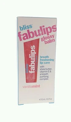 bliss FABULIPS Glossy Balm VANILLA MINT 0.5oz/15ml - Image 1 of 2