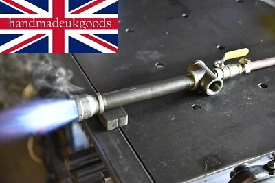 Propane burner for forge, furnace, smelting, blacksmith. 3/4" with ball valve.  - Image 1 of 4