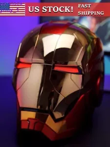 2024MK5 Iron Man Gold Helm elektronische sprachgesteuerte Auf- und Zu-Maske Autoking - Bild 1 von 15