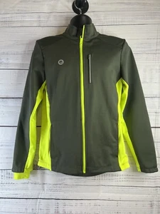 Giacca ciclismo Przewalski taglia M uomo verde full zip supporto colletto tasca posteriore - Foto 1 di 12
