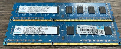 Nanya 8GB (2x4GB) DDR3 1600MHz PC3-12800U Desktop Ram | NT4GC64B8HG0NF-DI | - Image 1 of 2