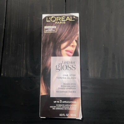 Loreal Paris Le Color  Hair Gloss One Step Toning Gloss  Cool Brunette - Image 1 of 4