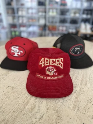 NFL - Lote de 3 sombreros Snapback de los San Francisco 49ers Foto 1 de 4