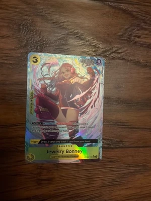 Jewelry Bonney Parallel Foil OP08-105 SR One Piece TCG Two Legends English NM - Image 1 of 3