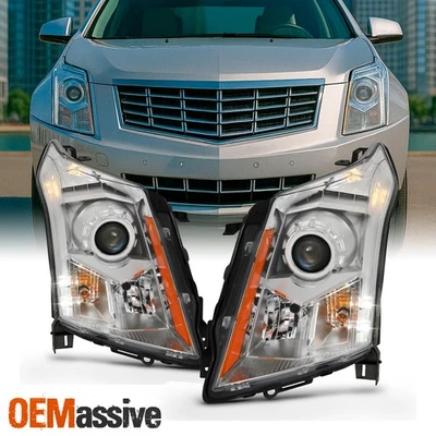 Par de faros halógenos de repuesto para proyector Cadillac SRX 2010-2016 Foto 1 de 4