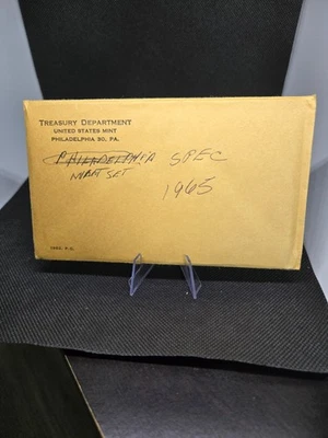 Juego de acuñación especial de Estados Unidos 1965 - Primer Kennedy 40 % de plata • Sin marcas de ceca • Acabado SMS Foto 1 de 4