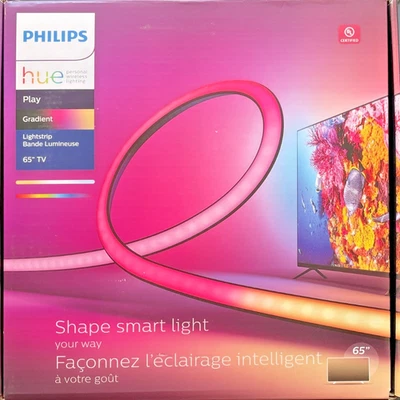 Умный светодиодный телевизор Philips Hue 65 дюймов с подсветкой белый и цветной - 560416 - Изображение 1 из 4