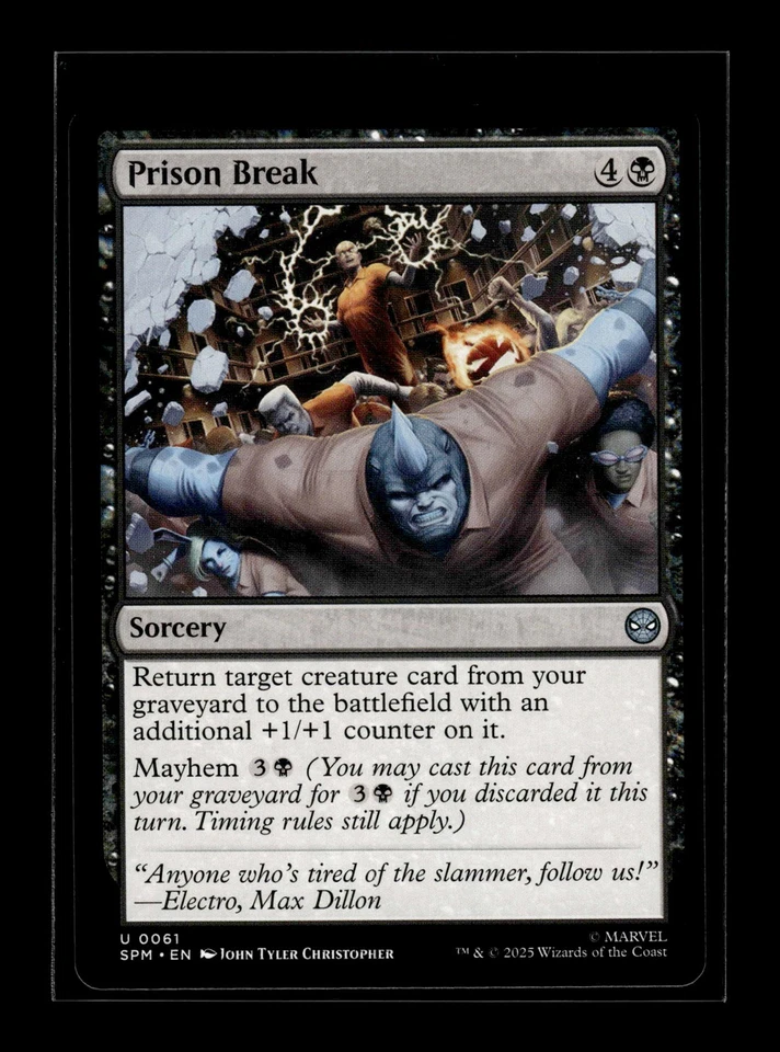 PRISON BREAK Marvel's Spider-Man #61 SPM(NM+)(MTG) - Image 1 of 1