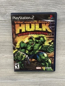 The Incredible Hulk Ultimate Destruction PlayStation 2 PS2 - CIB con disco come nuovo! - Foto 1 di 4