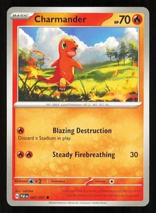 Charmander 007/091 Regular Near Mint Pokemon TCG S&V Paldean Fates PAF - Picture 1 of 1