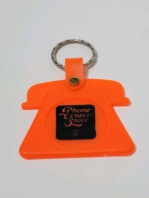 Llavero Llavero Naranja Tienda Centro Telefónico Vintage Bell Systems Foto 1 de 3