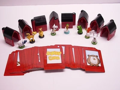 SNORTA Game Replacement Pieces Piece Part Parts 8 Animals 8 Barns + Cards 2004 - Image 1 of 4