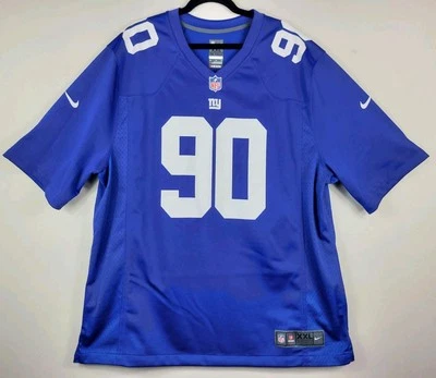 Jason Pierre-Paul #90 纽约巨人队 NFL Nike On Field 球衣 男式 XXL 2XL — 第 1/4 张图片