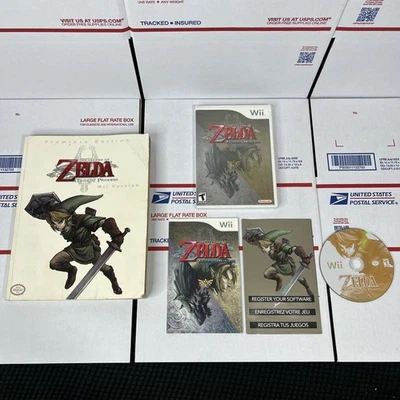 The Legend of Zelda: Twilight Princess (Nintendo Wii) MINT DISK +Guide -SAME DAY - Image 1 of 4