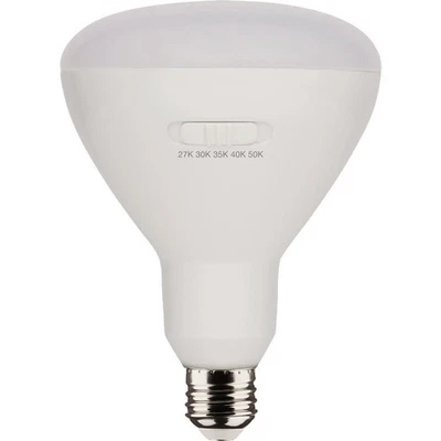 Satco 75W Equivalent 5CCT-Selectable BR40 Medium Dimmable LED Floodlight Bulb - Image 1 of 3