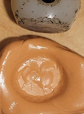 Antiguo sello de ágata calcedonia sasánida con motivo de caballo siglos III-VII. Alta calidad Foto 1 de 4