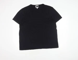 COS Black Cotton Regular Fit T-Shirt XL - Picture 1 of 12