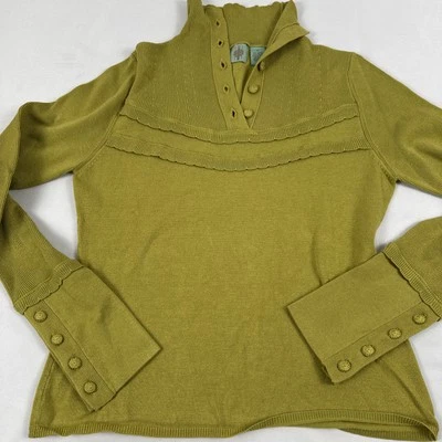 Suéter verde aguacate mediano para mujer ANTHROPOLOGIE HWR Foto 1 de 4