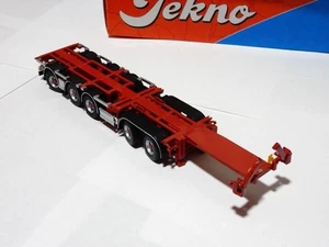 Tekno Combination Trailer 1/50 Diecast Truck Model Collectible Vintage - Picture 1 of 8