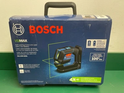 Nivel láser de línea autonivelante verde de 100 pies con batería de iones de litio, anuncio (EZ5001979) Foto 1 de 2