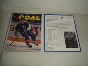 10/25/90 TORONTO MAPLE LEAFS VS ST LOUIS BLUES NHL HOCKEY PROGRAM - Picture 1 of 2