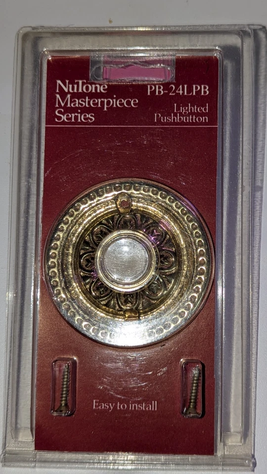 NuTone Pb-24lpb Lighted Solid Polished Brass Finish Masterpiece Series