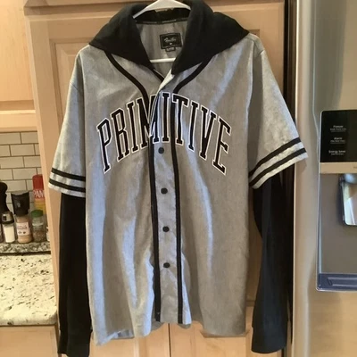 Sudadera con Capucha Para Hombre Primitive Skateboarding Manga Larga XL Sin Etiquetas/Nueva *Envío Gratis* Foto 1 de 4