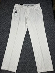 Adidas Ultimate 365 Tour Extreme Heat Pants Men’s 34x32 Golf White Herringbone - Picture 1 of 12