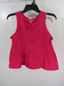 New Wonder Nation Bow Front Tank Size XL 14 16 Plus Moda Lipstick Color - Picture 1 of 7